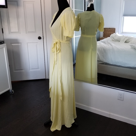 Reformation Lochness Dress in Buttercup XS - Picture 5 of 7